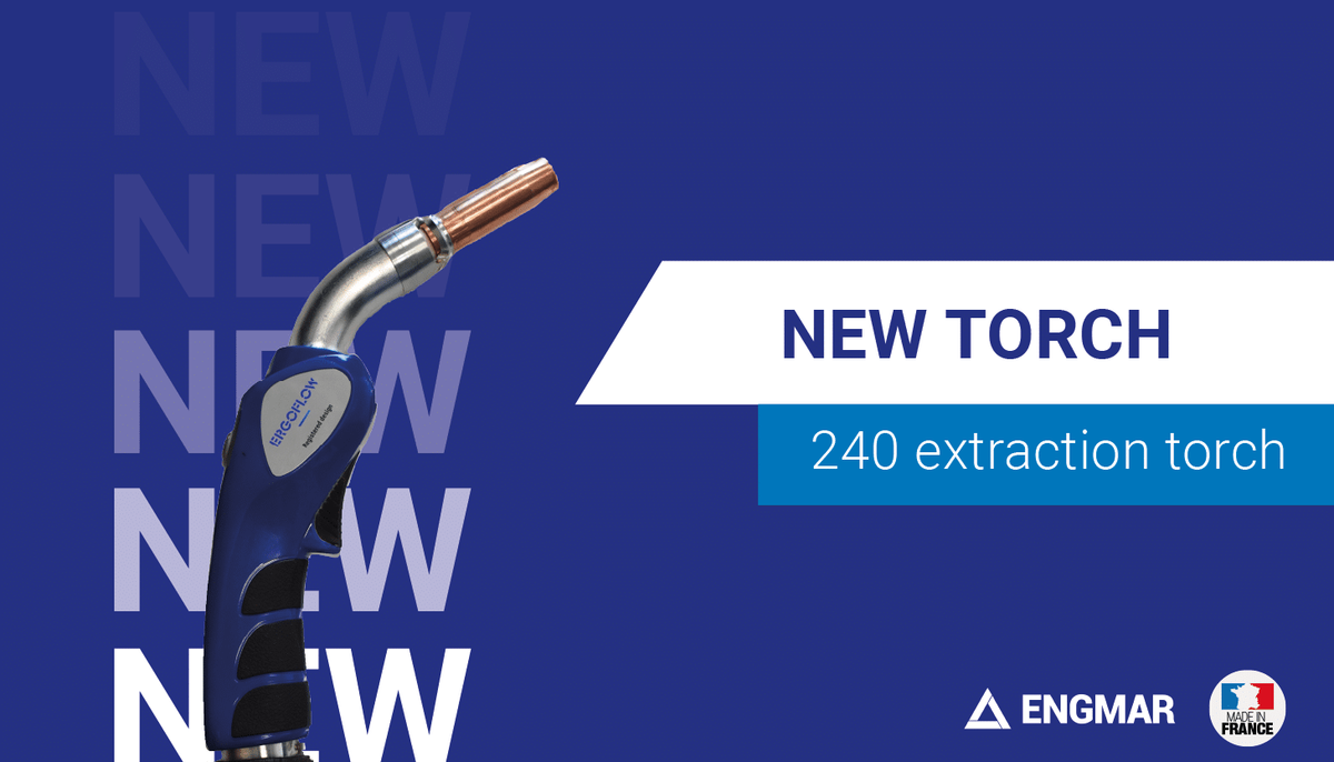 Découvrez notre nouvelle torche aspirante MIG/MAG 240 !