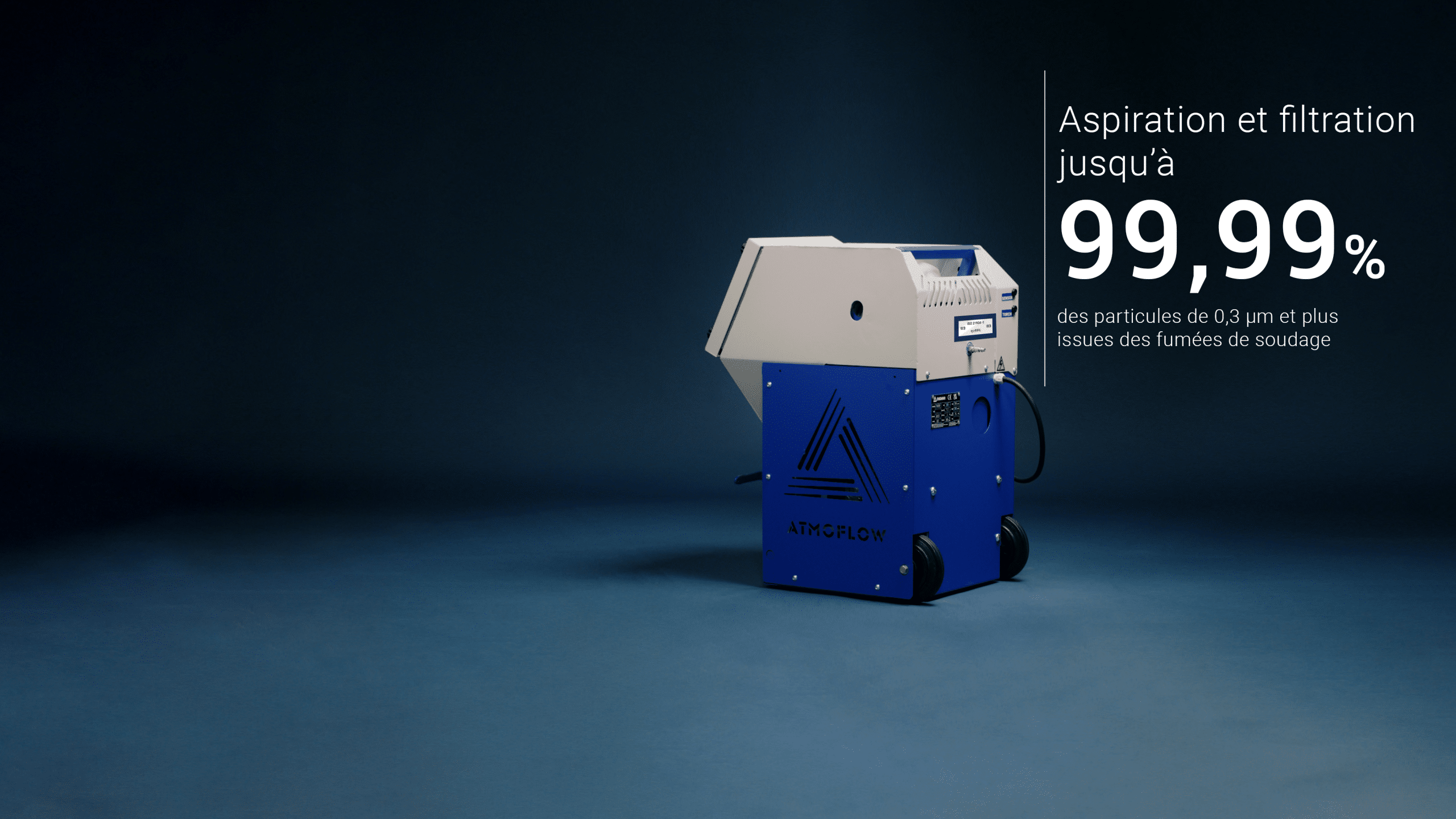 Groupe aspirant ATMOFLOW sur fond