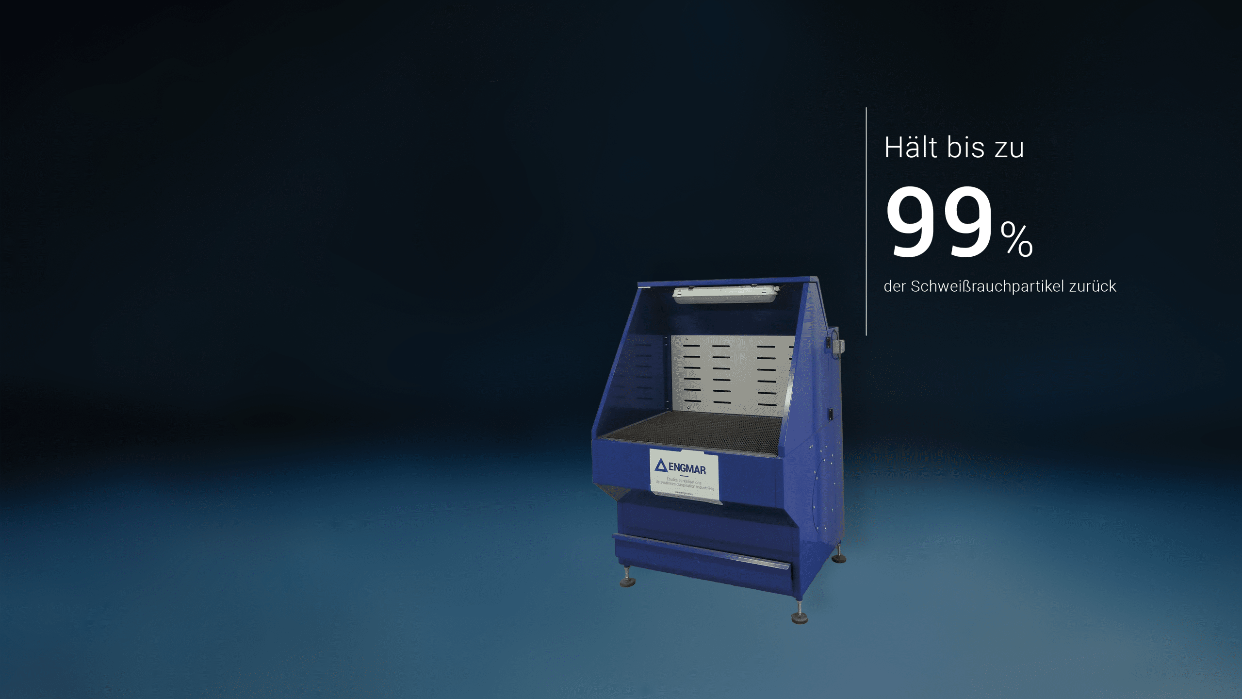 Absaugtisch ENTA auf Untergrund