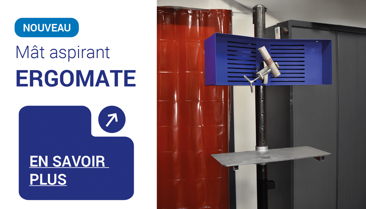 Mât aspirant ERGOMATE : la solution innovante pour les centres de formation en soudage