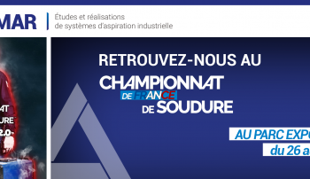ENGMAR sera présent au Championnat de France de Soudure du 26 au 28 mai 2023 à Vierzon !