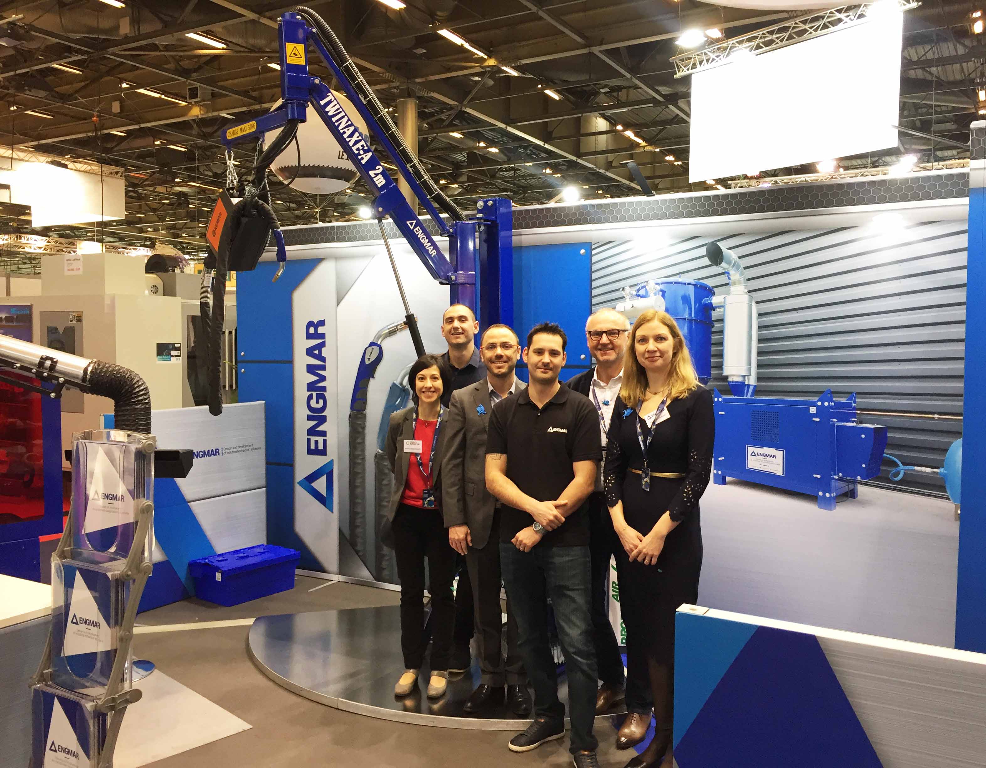 Stand Engmar Global Industrie 2018-Equipe